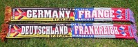 DEUTSCHLAND - Frankreich Schal + Marseille+  Spielschal EM 2016 BRD Germany NEU