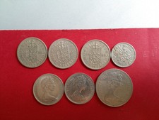 Great Britain Uk Lot Of 33 Different Coins Shilling, Pence, Penny