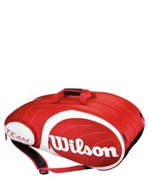 Wilson Tennistasche Team Red 12 Pack Rot