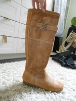 Sommerliche Stiefel Gr. 38 ( braun ) Damenschuhe / Damenstiefel