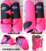 M Professional Equine Sport Medizin Pferd Schienen Stiefel Bell PINK 4 Pack