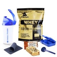 Peak Whey Fusion Protein Eiweiß 1kg Beutel + BONUS  MHD 3 Monate