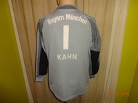 FC Bayern München Adidas Torwart Trikot 02/03 "-T---Mobile-" + Nr.1 Kahn Gr.S- M