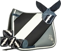 % HKM Cavallino Marino Atlantis Schabracke 4er Set Bandagen Fliegenhaube %