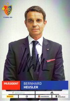 Bernhard Heusler FC Basel 2013/14 handsignierte Autogrammkarte 13/14