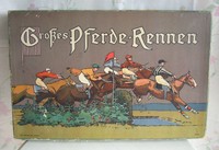 Großes Pferde-Rennen Eugen Oßwald Scholz Spiele 5140 Brettspiel Jugendstil 1900 