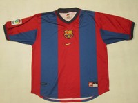 Nike FC Barcelona FCB Trikot Jersey Camiseta Maglia Maillot Triko Shirt 98/00  L