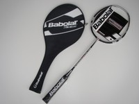 @ Babolat Badmintonracket Speeder grau  UVP 49,95  -  inkl. Besaitung  NEU  2014
