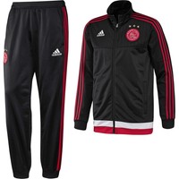 Adidas Ajax Trainingsanzug 1516, Gr. Kinder 128, 140, 152, Farbe Schwartz