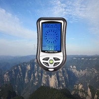 Digital Höhenmesser Kompass Barometer Thermometer Wetterstation Orientierung Uhr