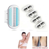 4PCs Frauen Haar Rasierklinge Minen Ersatzpatrone für Gillette Wirtschafts QNN