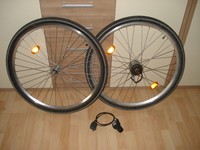 28 Zoll Laufräder Sachs Sram Spectro S7 Nabenschaltung 7 Gang Komplett