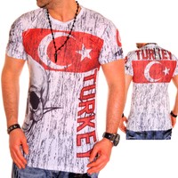 Türkei Herren T-Shirt Shirt EM WM Fußball Fan TURKEY Türkiye Soccer Damen NEU