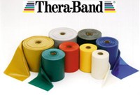 Theraband Thera-Band resistance bänder NHS. Übungs Pliates yoga physiotherapie