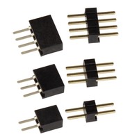 MINI Steckverbinder RM 1,27 mm / miniatur Verbinder Set Buchse Stecker connector
