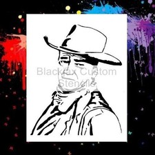 John Wayne 01 Airbrush Stencil,Template