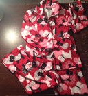 Joe Boxer Girls' Red Two-Piece Pajama Outfit - 4T - Heart Valentines Dog Puppy 