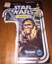 Original Kenner Star Wars 1977 CHEWBACA 12 Back Cardback Card Back