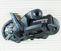 SRAM X3 SCHALTWERK - LANGER KÄFIG - SCHWARZ - 7 FACH 8 FACH - DIRECT ROUTE