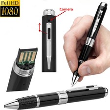Mini 1080P 30FPS HD Spy DVR Hidden Camera Pen USB DV Audio Video Recorders Cam