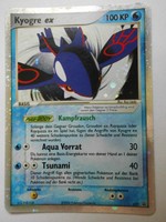 Kyogre EX 037 Holo Seltene Pokemon Promo Karte deutsch Sammlerstück