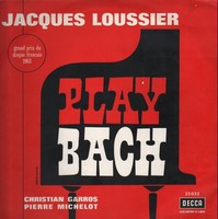 Jacques Loussier Play Bach Decca Vinyl LP