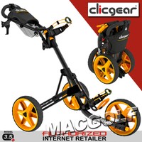 NEU Clicgear Golf Trolley 3.5+ - Charcoal Orange. Kostenloser Sofortversand.