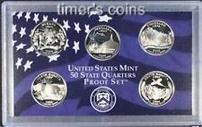 2006 Proof State Quarter Set - 5 Coins - No Box/Coa