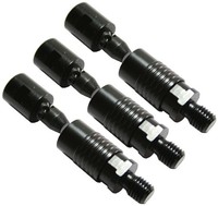 3x Quick Release Alu schwarz für Bissanzeiger & Banksticks Rod Rest Grip Pod