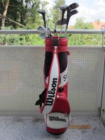 Wilson Staff ladies Set 3-SW,4 Hölzer, Top Flite Putter, Wilson Staff Bag.
