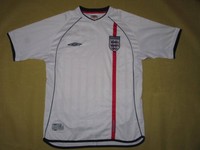 England Heim Fußball Trikot Umbro Gr. M THREE LIONS WM Jersey Shirt 2001-2003