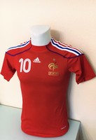 ADIDAS FRANKREICH TRIKOT - ZIDANE SHIRT, FRANCE FAN JERSEY ZUR EM 2016 GR. XS, S