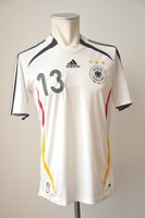 2006 Deutschland Trikot #13 Ballack Gr. S Adidas WM DFB Home Germany EM 
