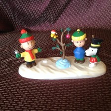 Hallmark Peanuts A Charlie Brown Christmas 1995 set, boxes, missing Lucy figure