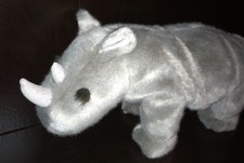 Rhino Zoo Rhinoceros Realistic Wildlife Dakin Plush Standing Stuffed Animal 17"