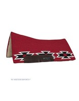 Westernpad CSF Star Crimson, Kurzpad in toller Farbe Sattelunterlage
