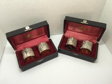 New listing
Heavy Silver Plate Napkin Rings Set of 4 Japanese made