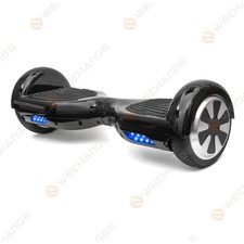 Black Smart Self Balancing Electric Scooter 2 Drift Wheels Hoverboard Unicycle