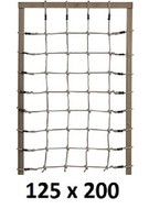 Kletternetz 125 x 200 cm für Rahmen Kletterseil Netz für Spielturm Klettergerüst