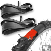 2x Selbstreparierender Fahrradschlauch 26" 28" Gel Schrader Ventil pannensicher
