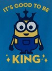 ~NWT~ Minions 2 Piece Pajama Set Waffle Top Fleece Bottoms Yellow & Blue King