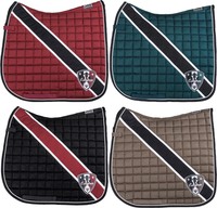 ESKADRON Schabracke Cotton Bicolor walnut, darkred, petrol & black - Neu