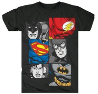 Justice League Men At Work Tee T Shirt T-Shirt  Merchandise Merch