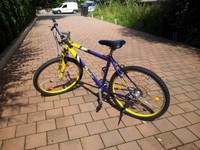 Mountain Bike - gut erhalten - wenig gefahren - gelb/blau 26 Zoll