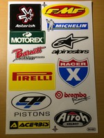 Aufkleber Set #106 Pirelli Michelin Brembo Racing Tuning Umbau Turbo Kit Rallye