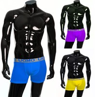 4er Pack Herren Boxershorts Unterhose Shorts UOMO M L XL Neu Unterwäsche Blau