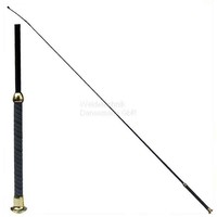 eine Dressurgerte mit messingfarbigen Knauf  ca. 110 cm neu,schwarz