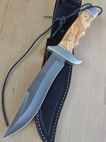 NIETO - Bowie Stahl AN.58 - Messer- Jagdmesser Bowiemesser - Olivenholz-Schalen 
