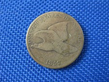 New listing
1857 U.S. Flying Eagle Copper Cent Coin