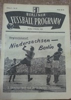 Niedersachsen Berlin 1948 Programm Braunschweig Hannover 96  Werder Bremen 